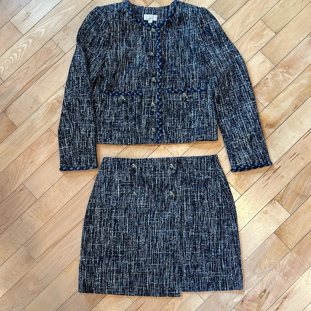 LOFT 2-piece Tweed Suit